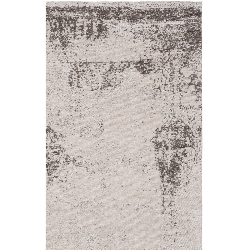 Tapis oriental en coton beige Lyniya, Rectangle de 5 pi x 8 pi