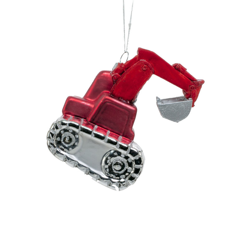 Ornement de pelle rouge suspendu