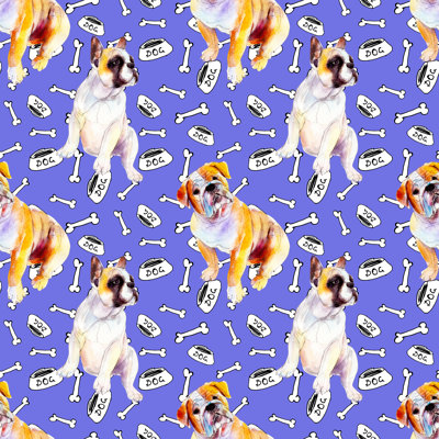 Dogs - Wrapped Canvas Print