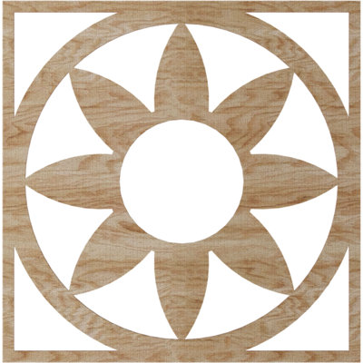 Blume Wood Fretwork Pierced Ceiling Medallion