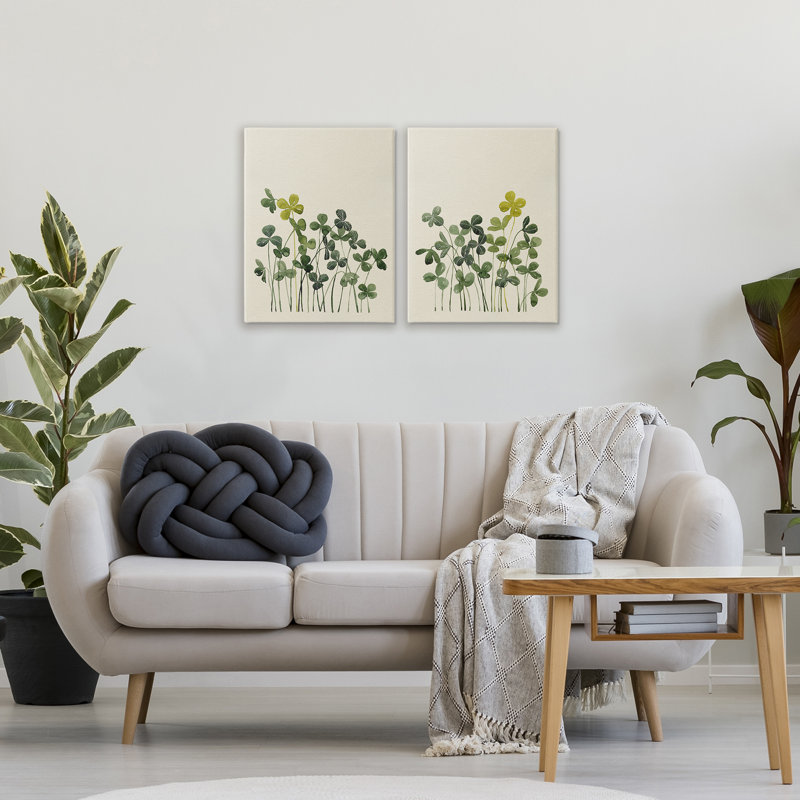 Ensemble de toiles 2 pièces Minimal Hidden Gems, design par Grace Popp, H 20 po x l 16 po