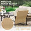 Patio Rattan Conversation Bistro Set With Coffee Table-262021174