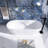 59'' x 29.5'' Soaking Solid Surface Bathtub