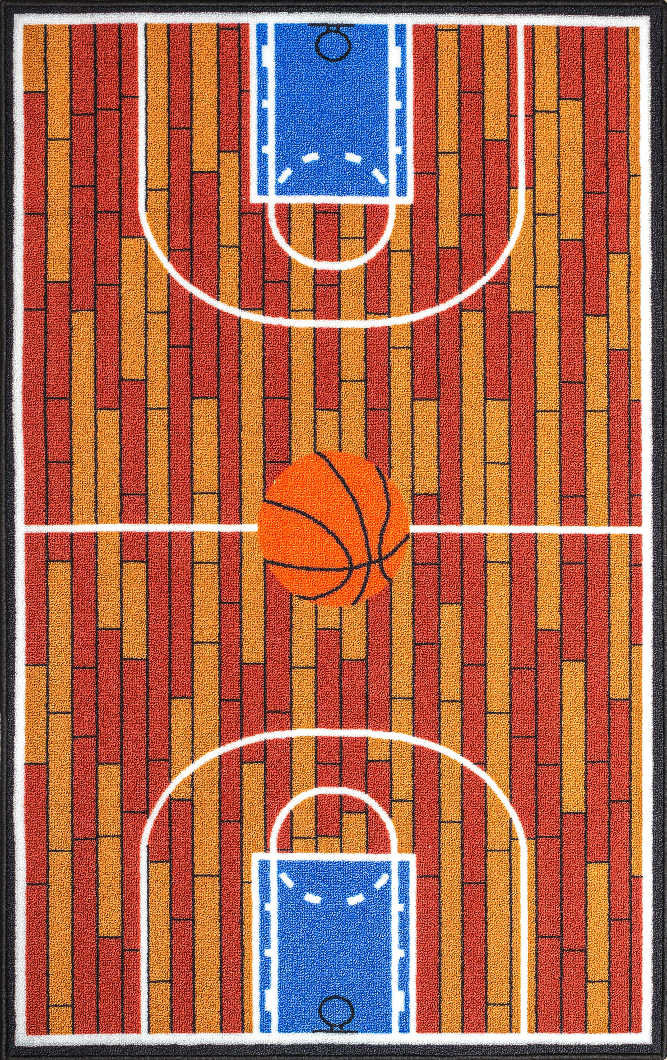 Harriet Bee Furnish My Place 690 Rust Basketball Childrens Play Area ...