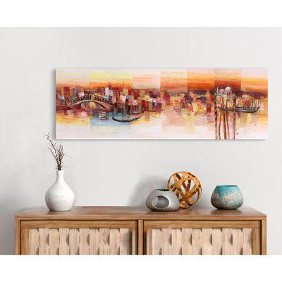 Dreaming Of Venice by Luigi Florio - Wrapped Canvas Painting