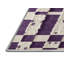 Tapis beige à carreaux lavable à la machine-2145976910