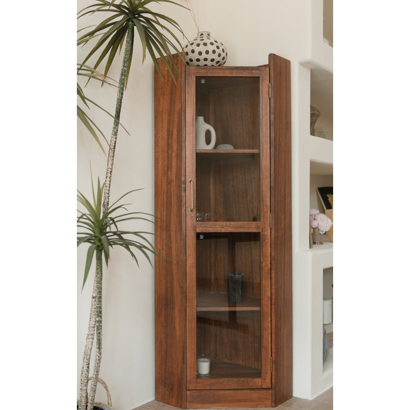 Armoire de coin Mid-Century