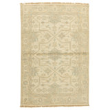 One-of-a-Kind 4' X 6' Hand Knotted Area Rug
