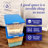 Homz Secure Latch Large Clear Stackable Storage Container Bin-97285841