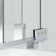  Flex X Duo 48 - 51 x 72" Frameless Pivot Shower Door 3/8" and 5/16" Flex X Clear Tempered Glass