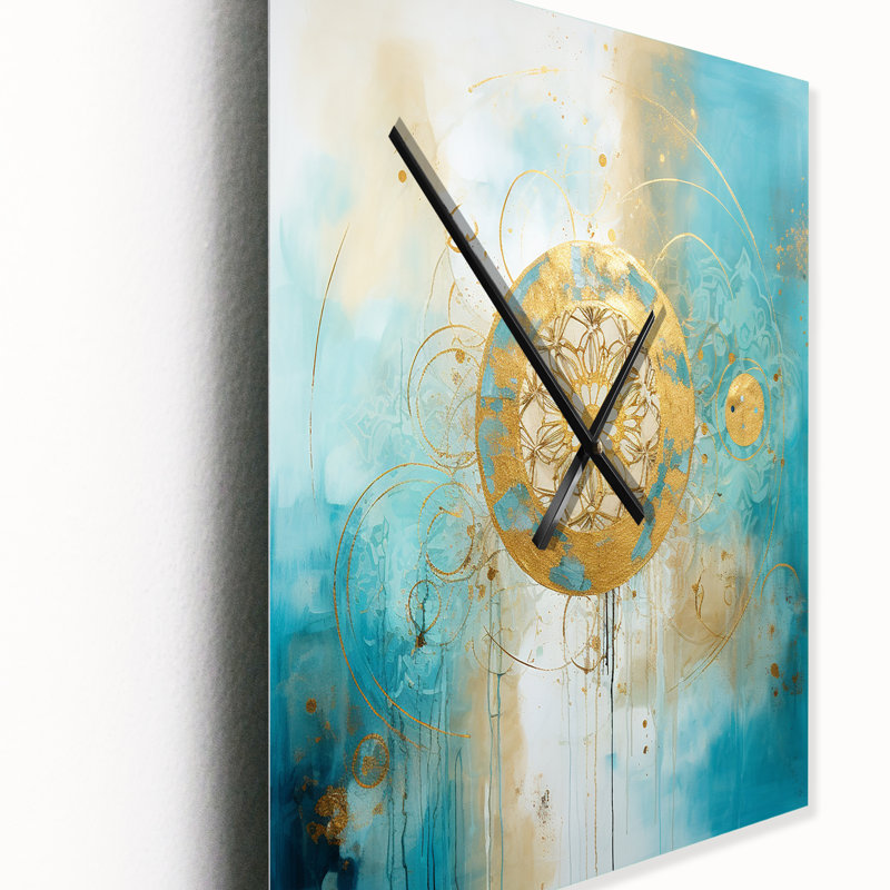 Très grandes horloges murales Divine Mandala, Moyen