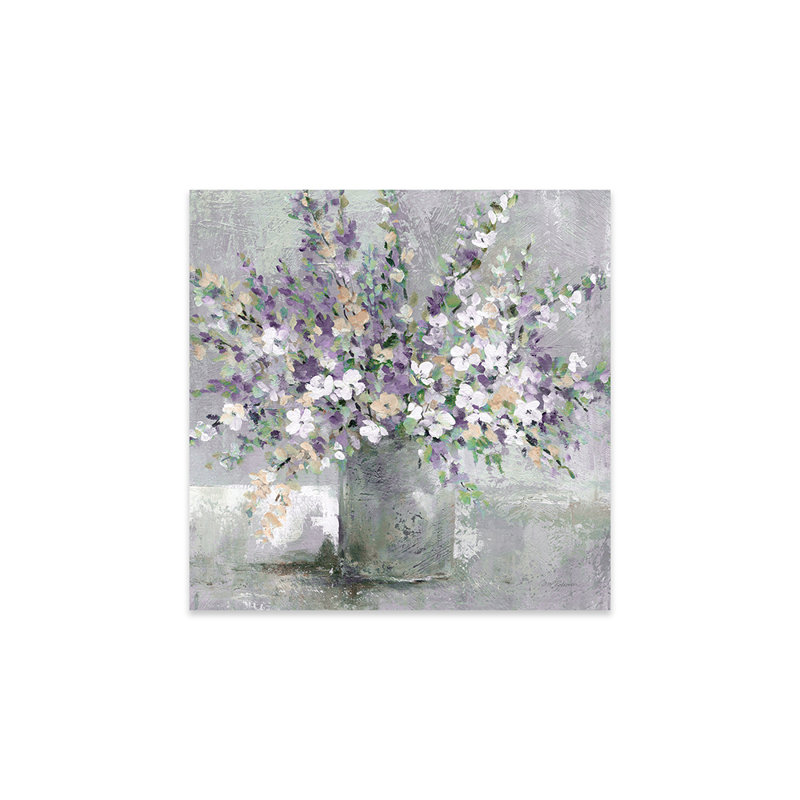 " Farmhouse Lavender " by Carol Robinson, 24" H x 24" W x 0.25" D