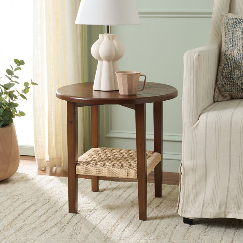 Table de bout à 1 tablette Rakoma, Noyer