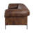 Jaron Mocha Top Grain Leather Sofa