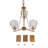 3 - Light Unique Geometric Chandelier-1489929629
