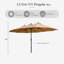 12.5ft x 6.7 ft Rectangular Market Umbrella without Base-2043358643