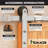 Brushed Nickel Straight Design Non-Bypass Single Track One Door Hardware Kit-36324661