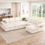 Canapé modulaire en U avec lit escamotable Kristi, canapé-lit modulaire avec rangement Kristi-131208631