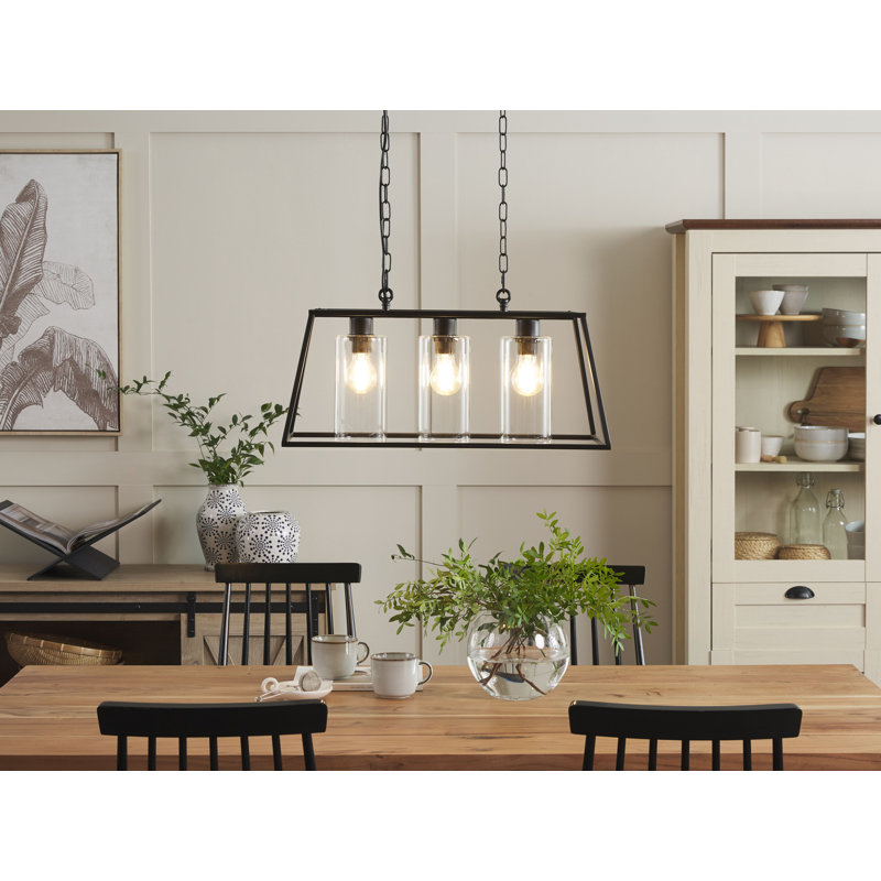 Dasha 3 - Light Painted Geometric Pendant