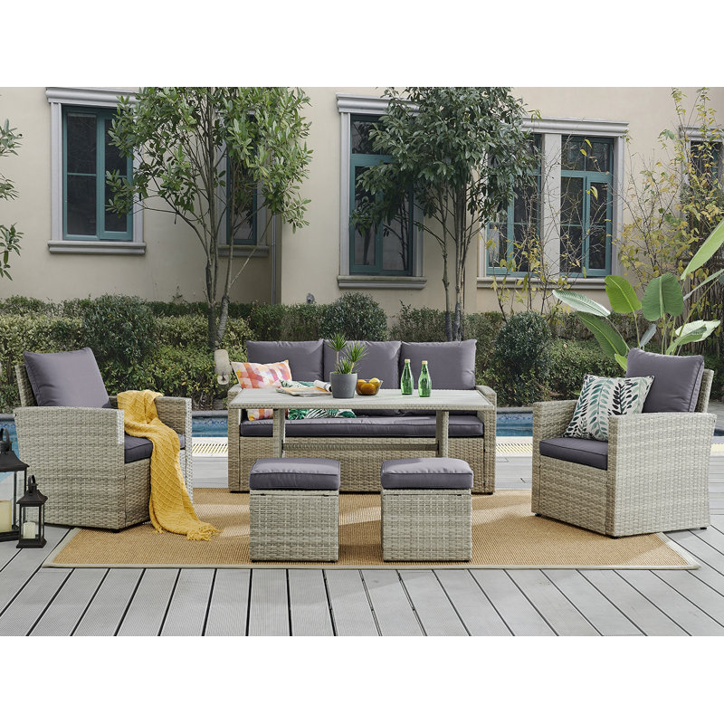 Harrisonville 7 - Person Patio Conversation Set