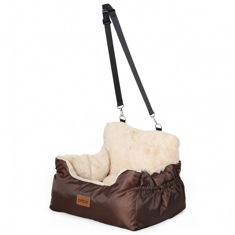 Polyester Pet Bed, Brown