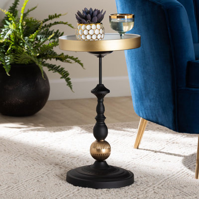 Table d'appoint Baxton Studio Javion Modern Glam