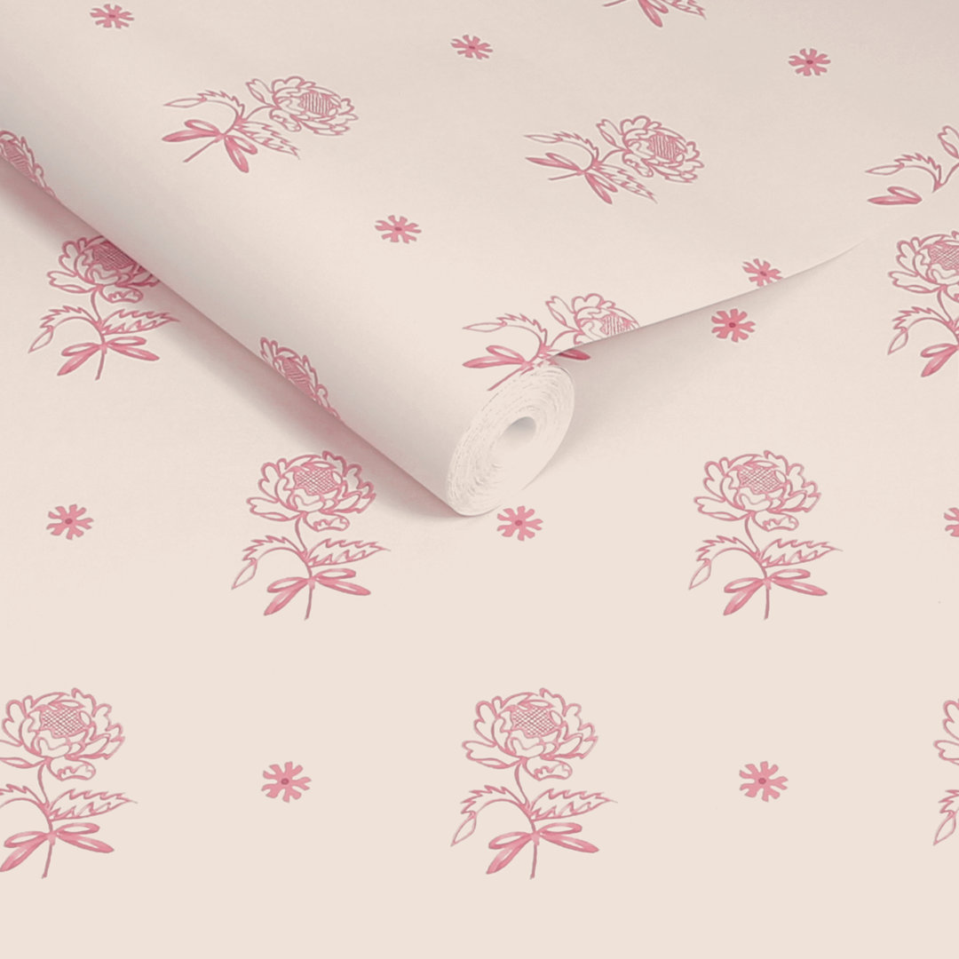 Cath Kidston Spitalfield Bunches Pink Wallpaper - Image 7