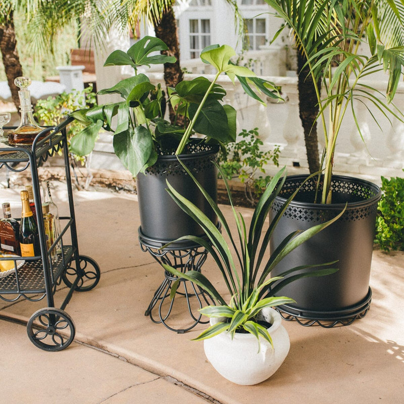 Al Fresco Planter - Large, Vintage Black