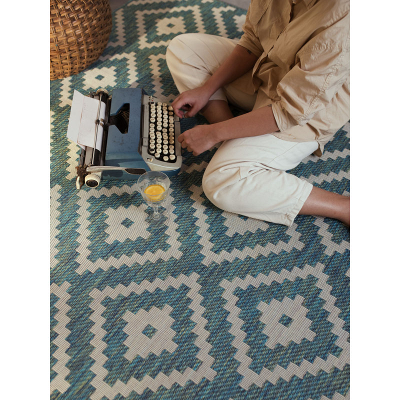 Brackins Indoor / Outdoor Rug, Rectangle 2' x 3'