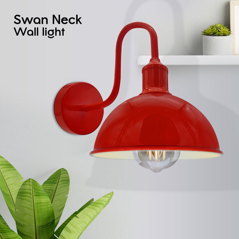 Armed Sconce, No, No, Red