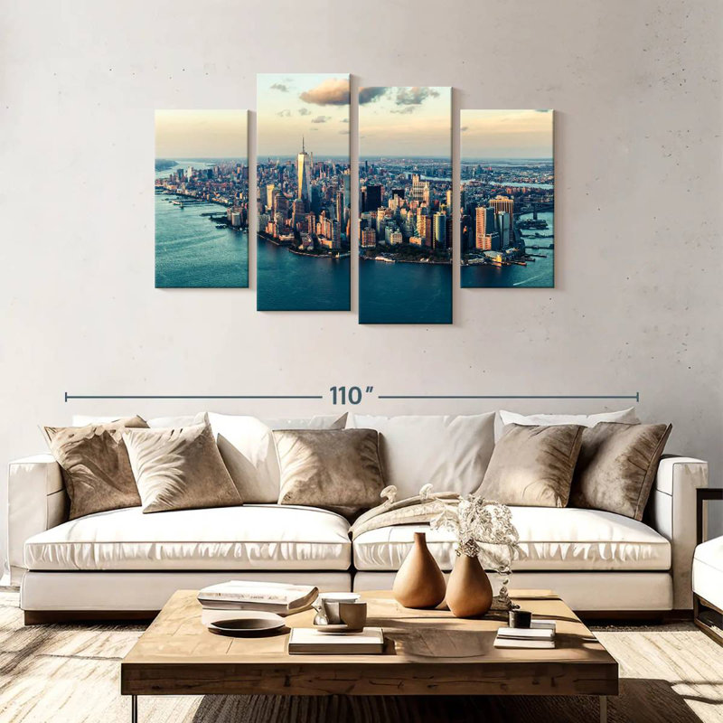 Ny city of dreams Sireci, H 48 po x l 75 po
