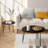 27.56" Round Nesting Coffee Table Set of 2, Marble Top & Sturdy Metal Base for Living Room Bedroom-1154793686