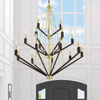 Avangaline 18 - Light Dimmable Tiered Chandelier