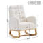 Chaise longue berçante avec repose-pieds Accent-1813445809
