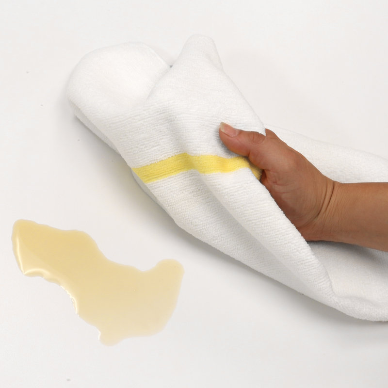 Stripe Jacquard Dish Cloth Kitchen Towel, Gold