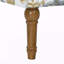 Chaise d'appoint, garniture cloutée, pieds en bois massif, fauteuil de chambre rembourré, chaise d'appoint-133945842