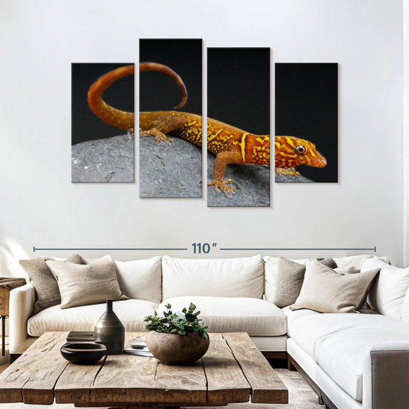 Brampt Gecko, 54" H x 84" W