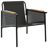 Latitude Run® 4 Piece Balcony Furniture Set With Cushions Black Steel