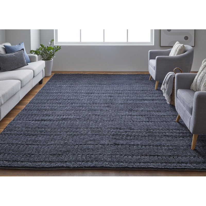 Thom Filicia Hand Knotted Wool Area Rug, Rectangle 8'6" x 11'6"
