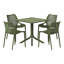 Ensemble repas carré pour 4 personnes-436279977