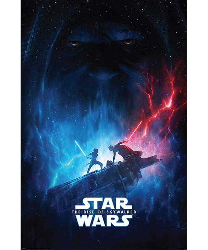  Officiellement sous licence Rise of Skywalker - affiche d'art Galactic Encounter - 24 x 36 po - reproduction décorative - papier affiche - prêt à encadrer