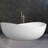 63'' x 37.5'' Soaking Solid Surface Bathtub
