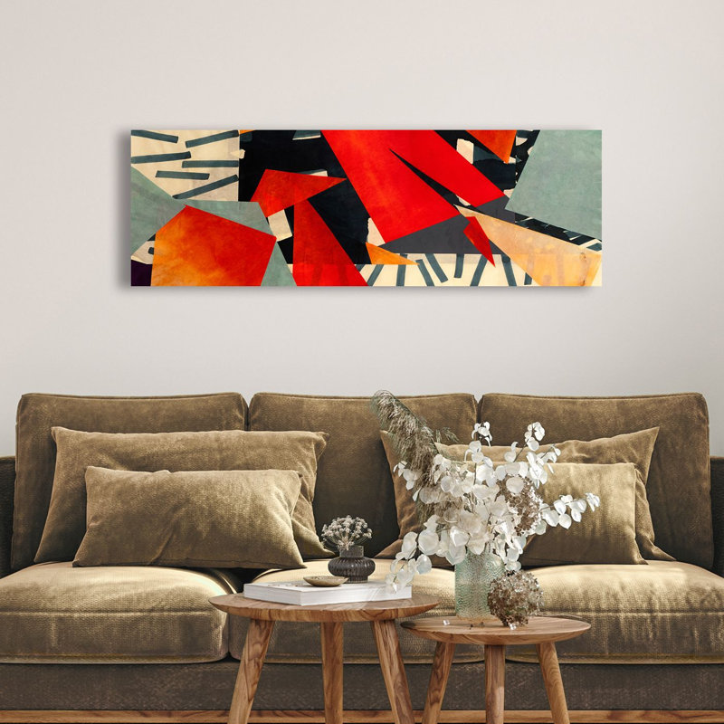 Memphis Blues by Leonardo Bacci - Wrapped Canvas Print, 35cm H x 100cm W x 4cm D