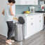 simplehuman 45 Liter / 12 Gallon Semi-Round Automatic Motion Sensor Trash Can-29056799