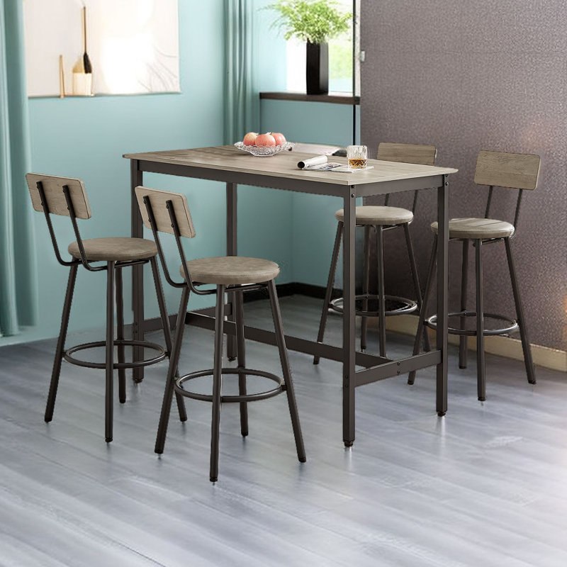 Abrionna 4 - Person Four Leg Base Dining Set