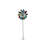 Sivansh Weather Resistant Iron Abstract Rotator