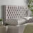Tufted Upholstered  Headboard With Durable Metal Legs-748923267
