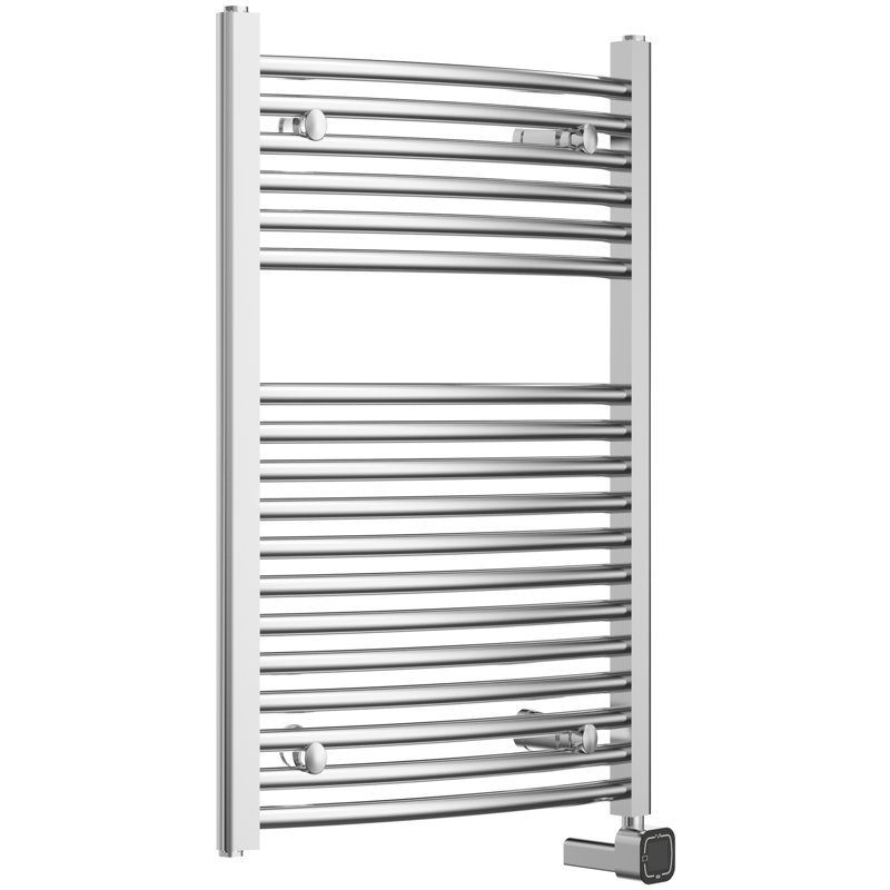 Chauffe-serviettes mural électrique, H 31,5 po x l 19,69 po x P 2,75 po, Chrome