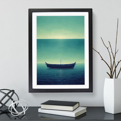 Boat Under the Ocean - Wall Art