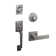 Karsen Handleset with Deadbolt and Door Lever and Rosette